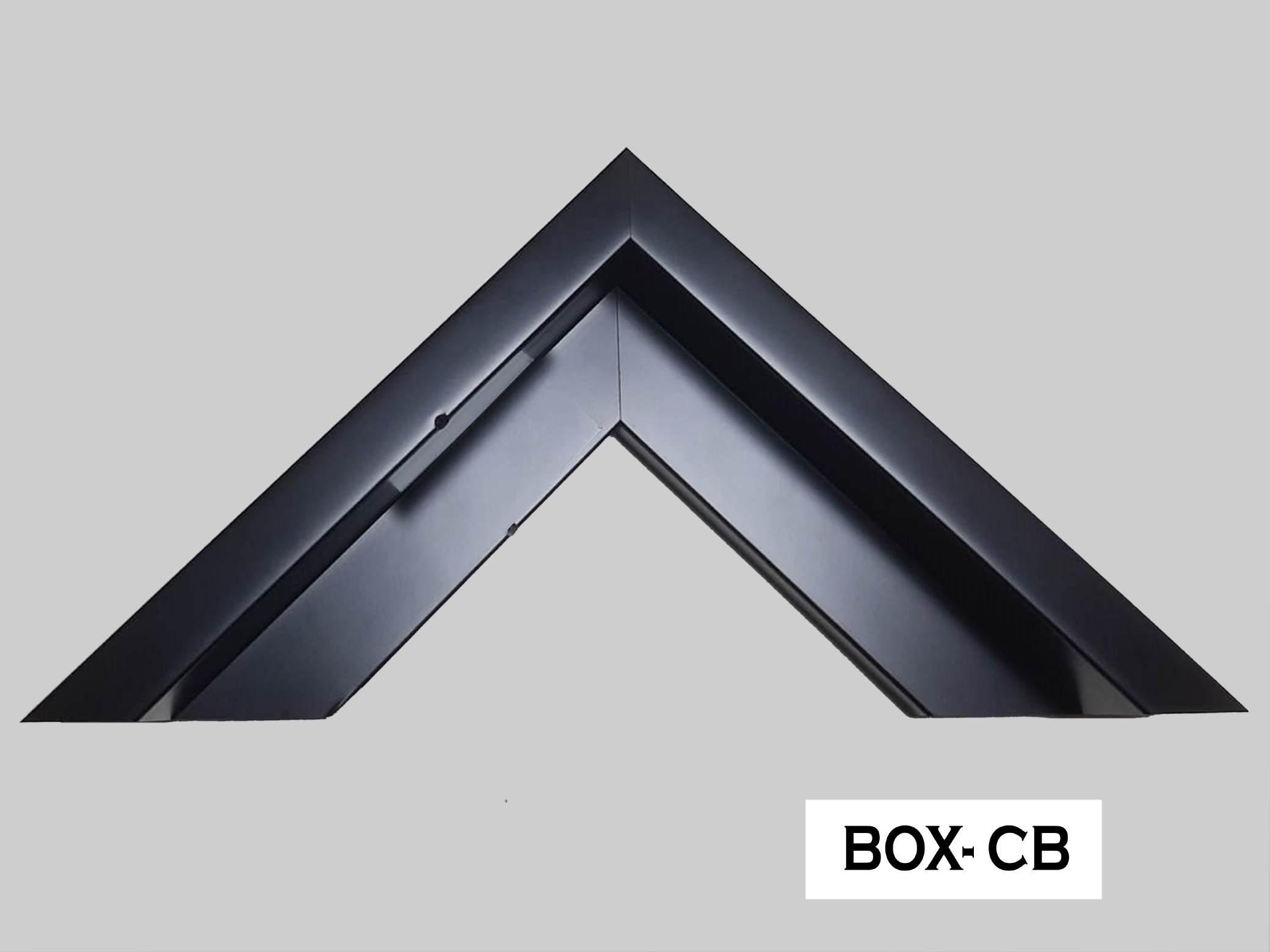 BOX-CB Black Stepped Frame