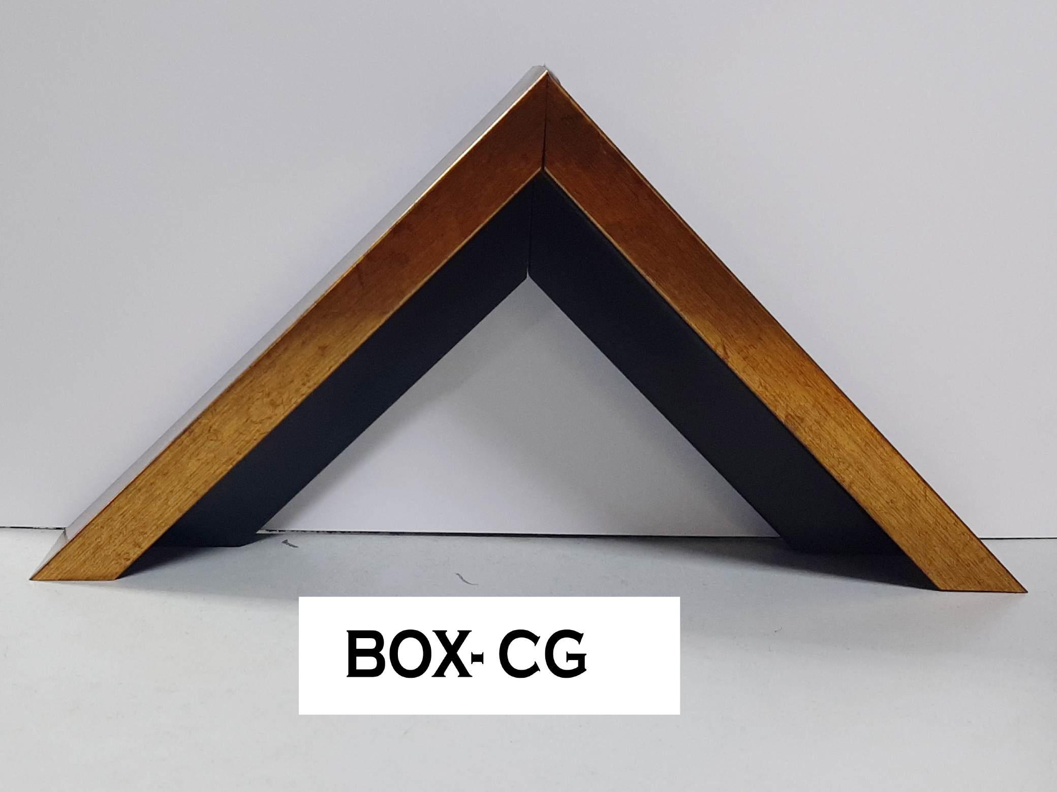BOX-CG Gold Stepped Frame